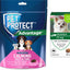 Bundle: Advantus Flea Oral Treatment, 4-22 lbs, 7 Soft Chews + Pet Protect Fast Acting Calming Supplement for Dogs, 60 count