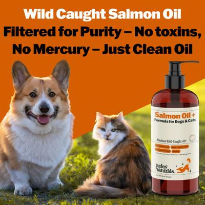 Wild Alaskan Salmon Oil + for Dogs & Cats, 16-fl oz bottle