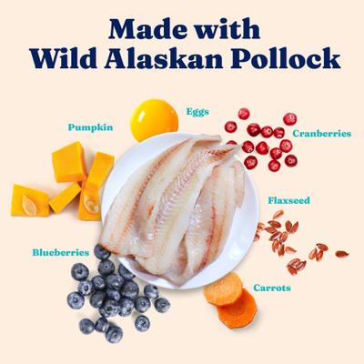 High Protein Wild Alaskan Pollock & Eggs Recipe Grain-Free Dry Cat Food, 12-lb bag