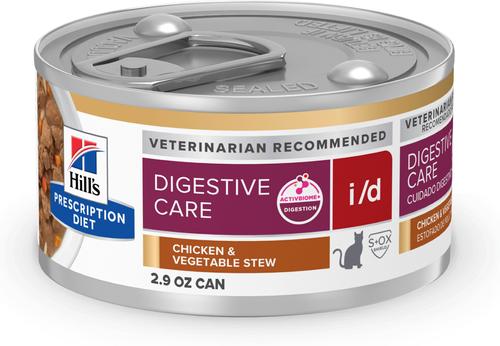 i/d Digestive Care Chicken & Vegetable Stew Wet Cat Food, 2.9-oz, case of 24