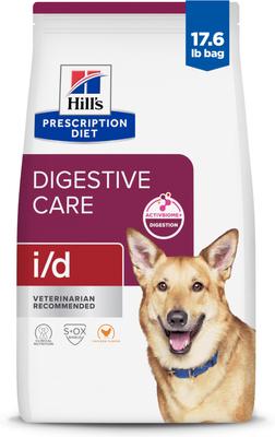 Bundle: Hill's Prescription Diet i/d Digestive Care with Turkey Canned Dog Food, 13-oz, case of 12 & Hill's Prescription Diet i/d Digestive Care Chicken Flavor Dry Dog Food, 17.6-lb bag