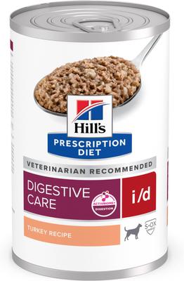 Paquete: Hill's Prescription Diet i/d Digestive Care con pavo, alimento enlatado para perros, 13 oz, caja de 12 y Hill's Prescription Diet i/d Digestive Care con sabor a pollo, alimento seco para perros, bolsa de 17.6 lb