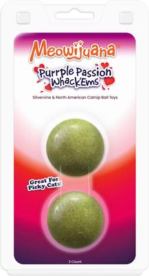 Purrple Passion Compressed Catnip Ball Refill, 2 count