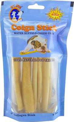 Colgn Natural Dog Chew, 6 pulgadas, 4 unidades