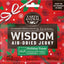Wisdom Seasonal Holiday Feast Recipe Air-Dried Jerky Strips Dog Treats, 4-oz bag