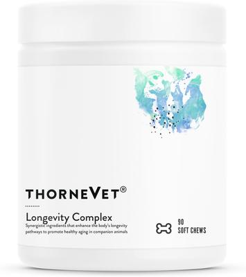 Longevity Complex Chew Supplement for Dogs, 90 count jar