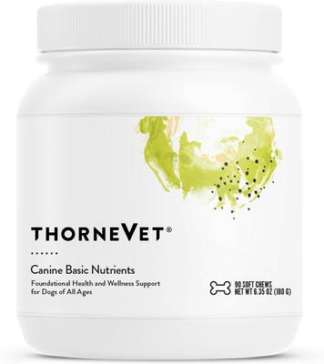 Canine Basic Nutrients Soft Chew Vitamins for Dogs, 90 count jar