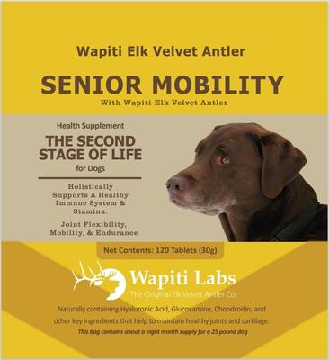Senior Mobility Formula Dog Tablets Supplement, 120 tablet
