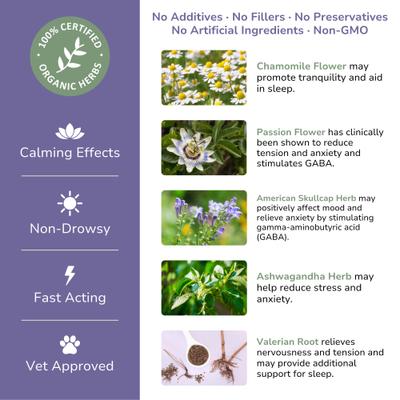 Glacier Peace Anxiety Relief Powder for Dogs & Cats, 3-oz