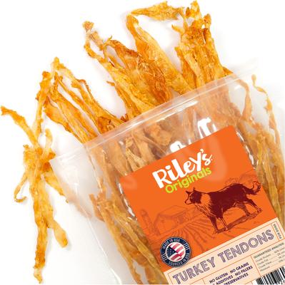 Turkey Tendons Dog Treats, 8-oz bag
