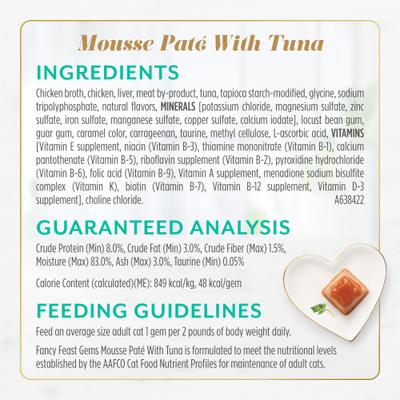 Gems Mousse Pate Salmon & Tuna Variety Pack Grain-Free Wet Cat Food, 2-oz tray, 16 count