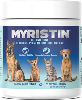 Hip & Joint Health Supplements for Dogs & Cats, 120 count