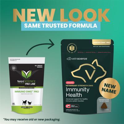 Veterinary Strength DMG Immunity Health Chicken Flavored Supplement Chews for Cats & Dogs, 50 Count