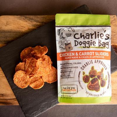 Chicken & Carrot Sliders Dehydrated Dog Treats, 5-oz bag