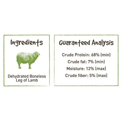 Lamb Jerky Dog Treats, 5-oz bag