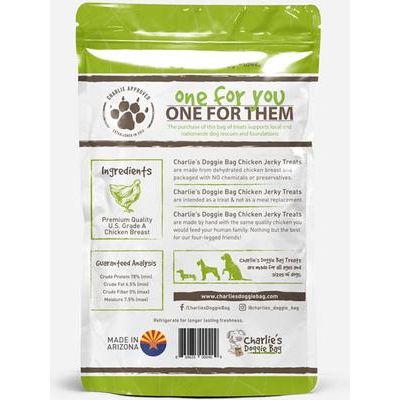 Golosinas de pollo seco para perros, bolsa de 5 oz