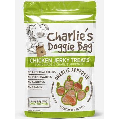 Golosinas de pollo seco para perros, bolsa de 5 oz