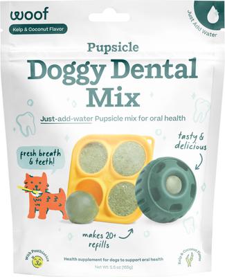 Golosinas para lamer Pupsicle Mix Doggy Dental para perros, bolsa de 5.5 oz
