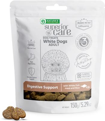Superior Care Digestive Support White Fish & Rice Adult Dog Treats, 5.29-oz bag