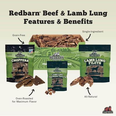Lamb Lung Filets Dog Chew, 10-oz bag