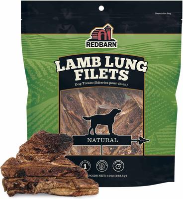 Lamb Lung Filets Dog Chew, 10-oz bag