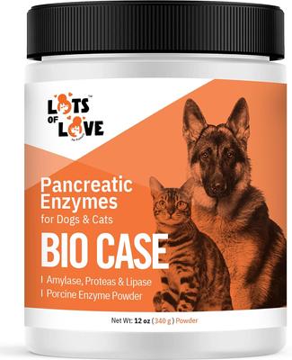 Bio Case Pancreatic Enzyme Powder for Dogs, 12-oz jar