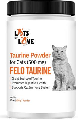 Felo Taurine Vision Powder Supplement for Cats, 16-oz jar