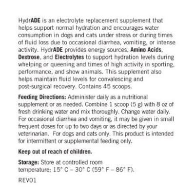 Hydrade Powder Supplement for Dogs, 8-oz jar