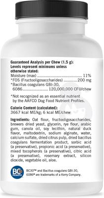 Probiotics Chew Digestive Aid for Dogs, 90 count