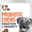 Probiotics Chew Digestive Aid for Dogs, 90 count