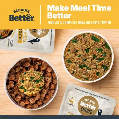 Comida húmeda para perros Entree Complete Meal Lamb Stew con arroz, bolsa de 10 oz, caja de 6