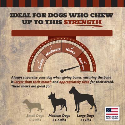 Beef Shank Bone Dog Treat, 6 count