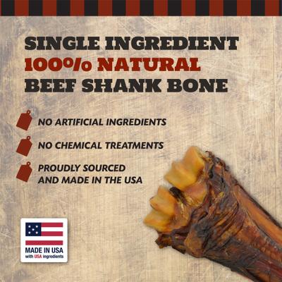 Beef Shank Bone Dog Treat, 3 count