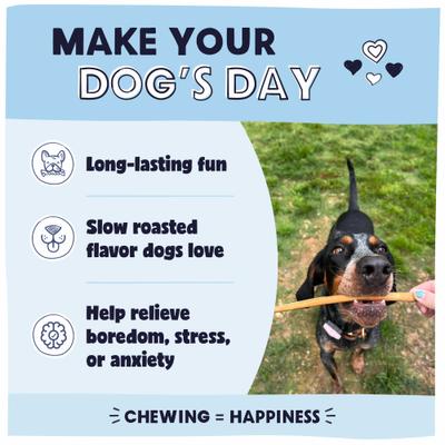 Straight Bully Sticks Dog Treats, 1-lb bag, 8-12 in