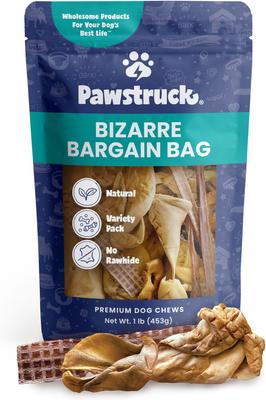 Natural Chew Bizarre Bargain Dog Treats, 1-lb bag