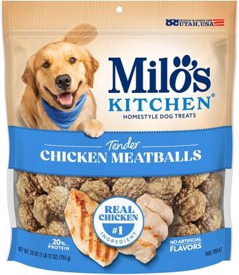 Chicken Meatballs Dog Treats, 18-oz bag
