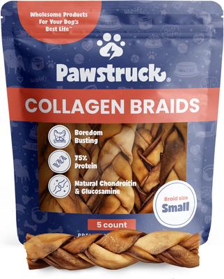 Collagen Braids Dog Treats, Small, 5 count