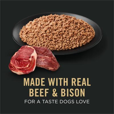 Sport High Protein Beef & Bison Entrée Wet Dog Food, 13-oz can, case of 12
