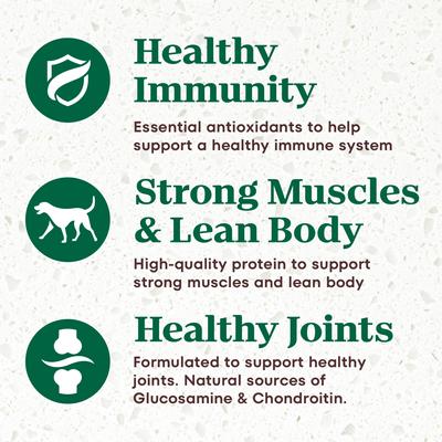 Ultra Adult Large Breed High Protein Trio of Proteins Chicken, Lamb & Salmon Dry Dog Food, 24-lb bag