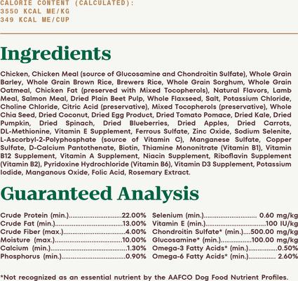 Ultra Adult Large Breed High Protein Trio of Proteins Chicken, Lamb & Salmon Dry Dog Food, 24-lb bag