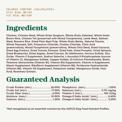 Ultra Adult Small Breed High Protein Trio of Proteins Chicken, Lamb & Salmon Dry Dog Food, 3.5-lb bag