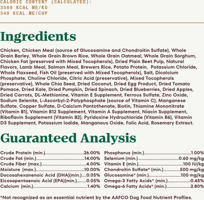 Ultra Puppy Large Breed High Protein Trio of Proteins Chicken, Lamb & Salmon Dry Dog Food, 27-lb bag