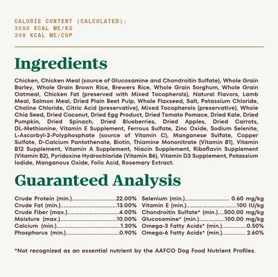 Ultra Adult Large Breed High Protein Trio of Proteins Chicken, Lamb & Salmon Dry Dog Food, 30-lb bag