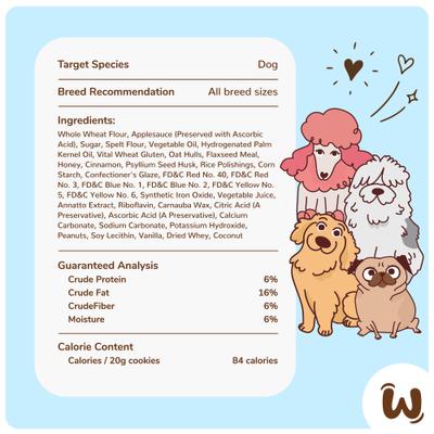 Happy Birthday Blue Bone Dog Crunchy Treat, 2 count