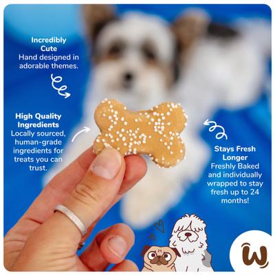 Birthday Pink Cupcake Platter Dog Crunchy Treat, 5 count