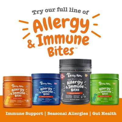Allergy and Immune Mini Bites, sabor cordero, Perros pequeños. 90 chews