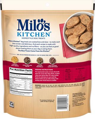 Chicken & Apple Sausage Slices Dog Treats, 18-oz bag