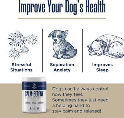 Anxiety Soft Chews Calming Supplement for Dogs, 60 Count