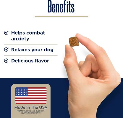Anxiety Soft Chews Calming Supplement for Dogs, 60 Count