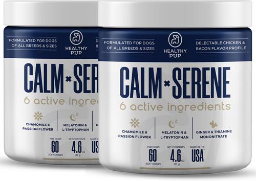 Anxiety Soft Chews Calming Supplement for Dogs, 60 Count